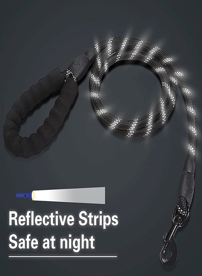 Dino's DINOS Dog Leash 4FT Nylon Rope Cord Training Pet Walking Leashes for Small and Medium Sized Pet Thick Reflective Heavy Duty Rope with Anti Slip Padded Cord for Dogs, Cats and Pets with Strong Hook - Image 3